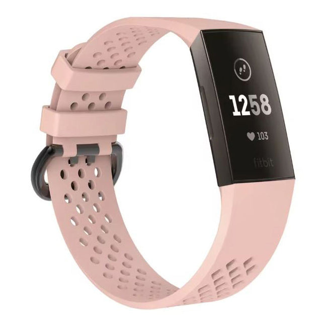 Fitbit Charge 3 Breathable Band in light pink