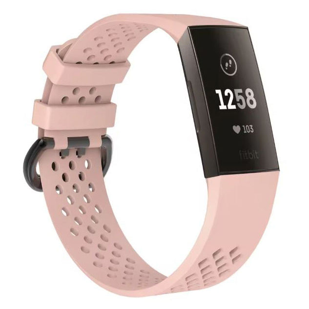 Fitbit Charge 3 Watch Strap in light pink
