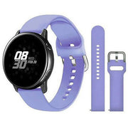 Strap For Samsung Galaxy Watch 4 Plain in light purple
