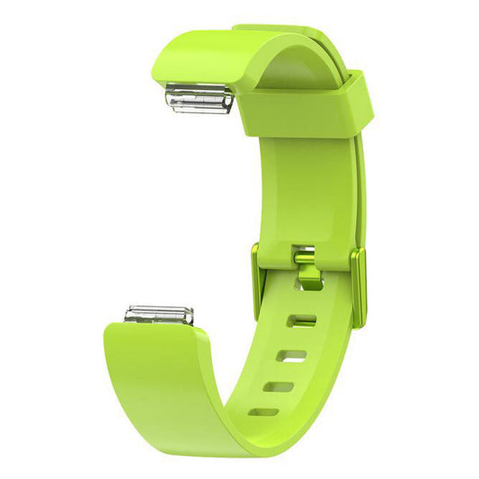 Plain Fitbit Ace 2 Watchband in Silicone in lime