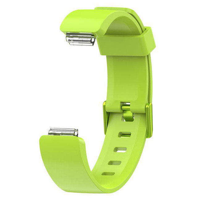Large Small Strap Inspire HR Silicone Buckle in lime