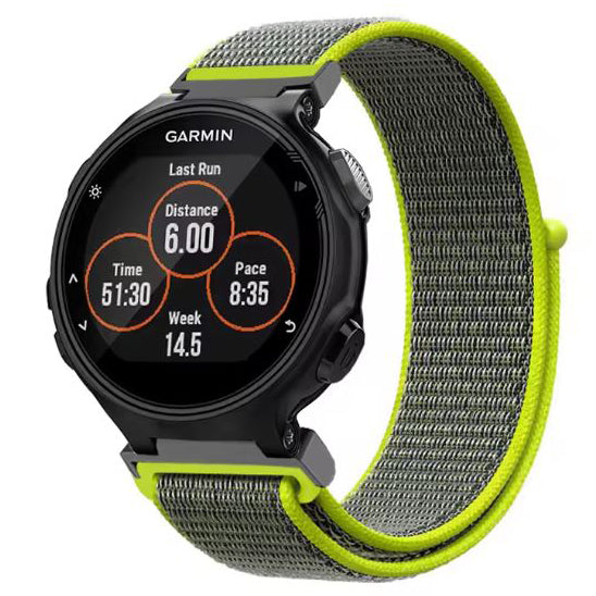 lime green soft woven garmin forerunner 220 strap
