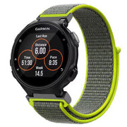 Lime Green garmin forerunner 235 nylon strap loop clasp
