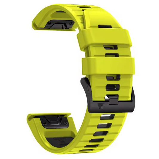 Lime Green Black Garmin Fenix 5S Plus Strap