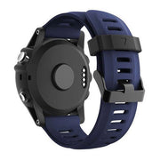 midnight blue garmin fenix 5x plus strap silicone
