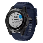 Garmin Fenix 8 Strap Silicone in midnight blue