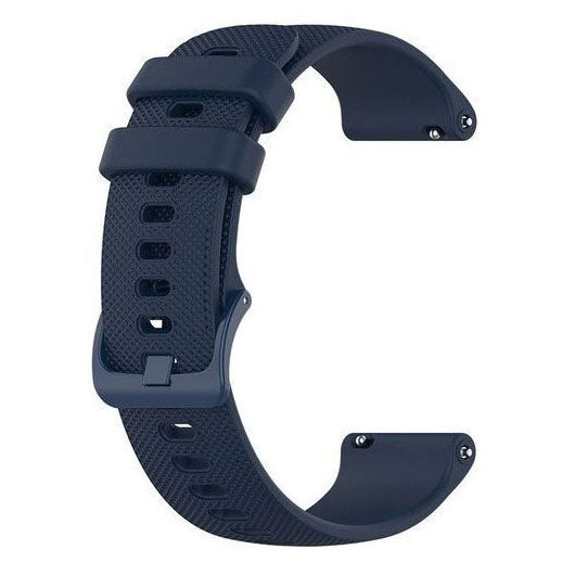 midnight blue luxury strap for garmin forerunner 265s buckle
