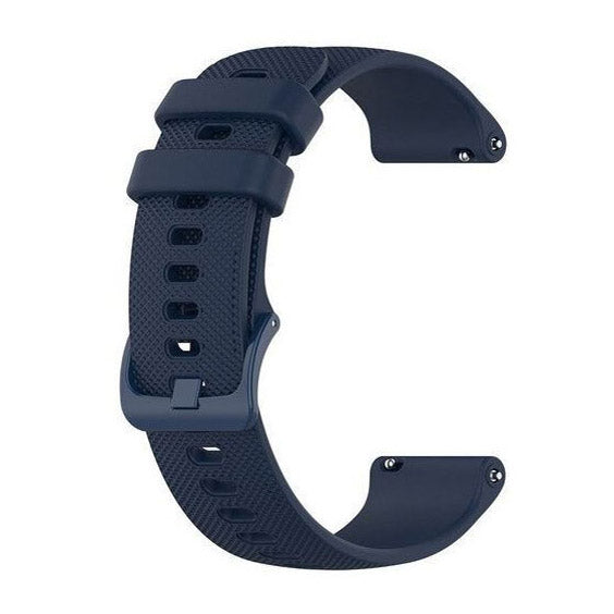 Plain Garmin Venu 2 Strap in Silicone in midnight blue