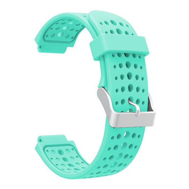 MODJUEGO Cinturino In Silicone Per Garmin Approach S20 E Forerunner (220, 235, 735XT, Ecc.) - Bianco - Con Strumento Per Montaggio