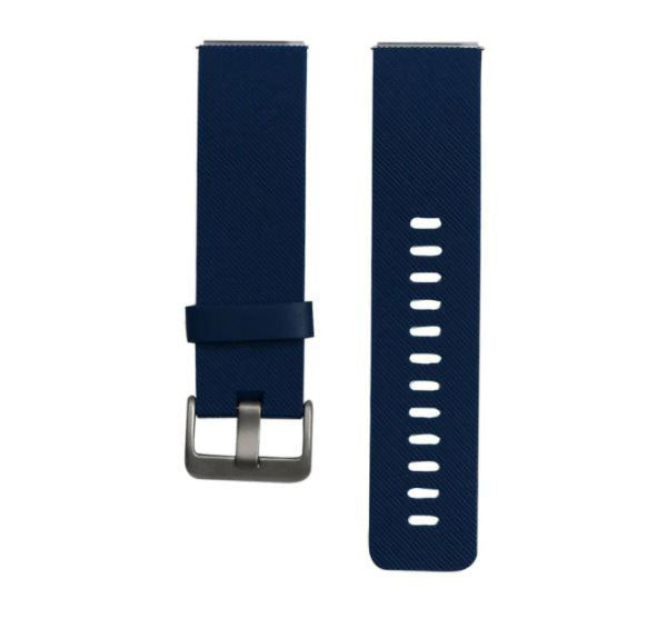 Fitbit Blaze Strap Silicone Large Small Buckle in navy blue