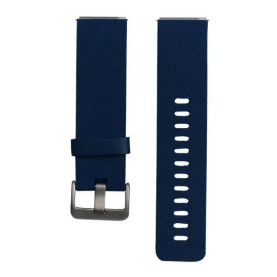 Plain Fitbit Blaze Watchband in Silicone in navy blue