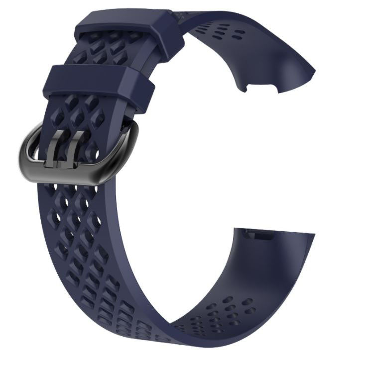 Watchband For Fitbit Charge 4 22mm in navy blue