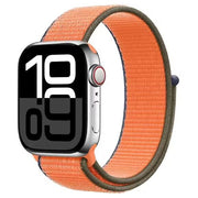 orange apple-watch-series-10-nylon-strap-loop-fit
