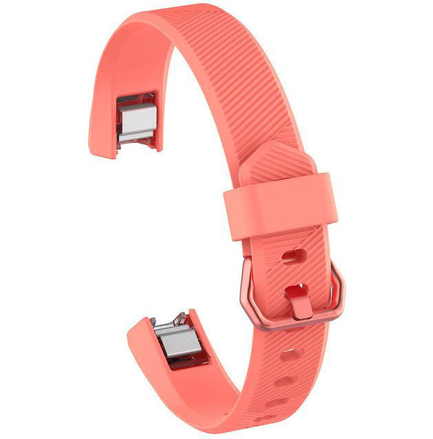 Alta HR Strap Silicone Buckle Large Small in orange