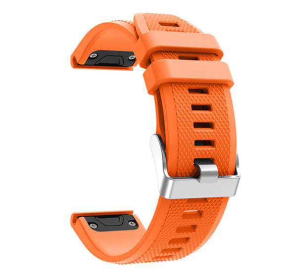 Textured Garmin Forerunner 935 Band in Silicone in orange