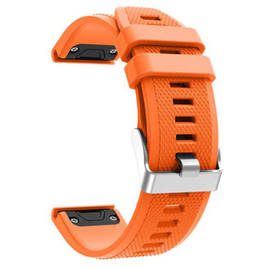 orange silicone strap for garmin approach s60 watch
