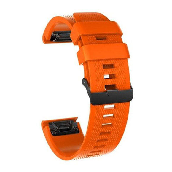 One Size Strap Fenix 7S Silicone Buckle in orange