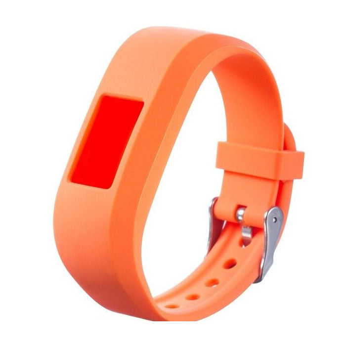 One Size Strap Silicone Vivofit Jr 2 Buckle in orange