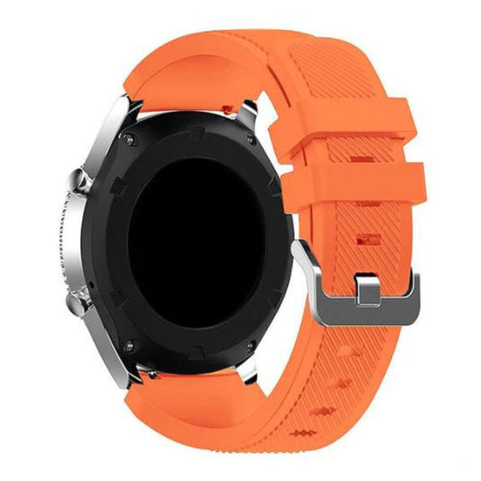 Silicone Strap One Size Galaxy Watch 3 45mm in orange