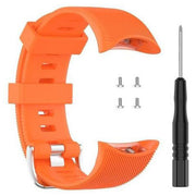 Plain Garmin Swim 2 Watchband in Silicone in orange