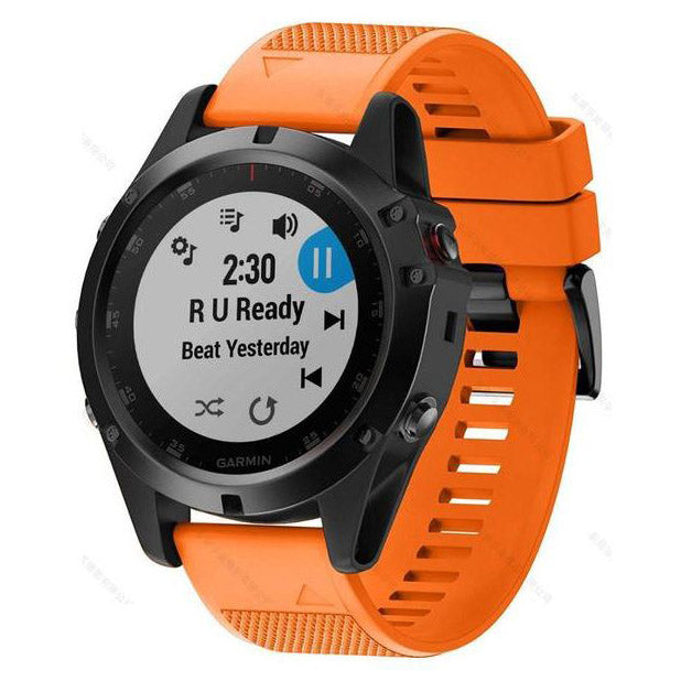 Garmin fenix 5 cheap plus orange strap