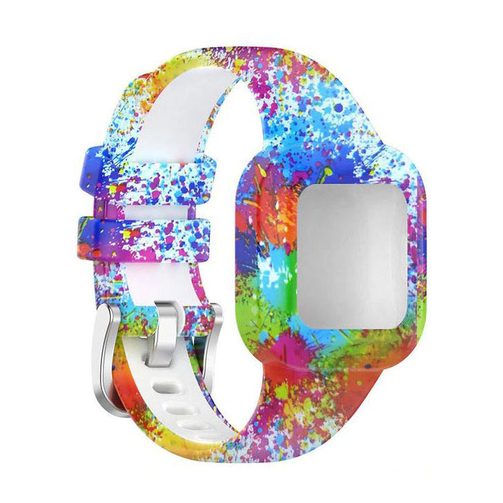 Silicone Strap Pattern Vivofit Jr 2 in painted