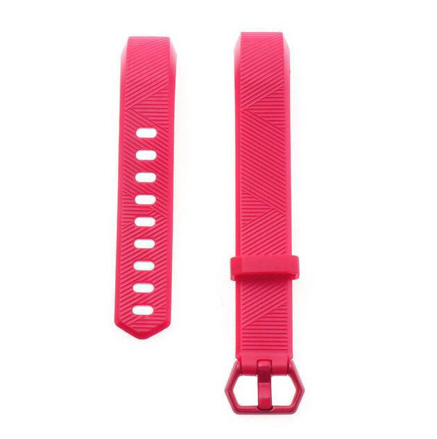 Fitbit Alta Strap Silicone Large Small Buckle in pink