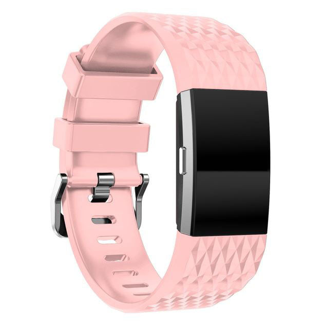 Large Small Strap Silicone Charge 2 Buckle in pink