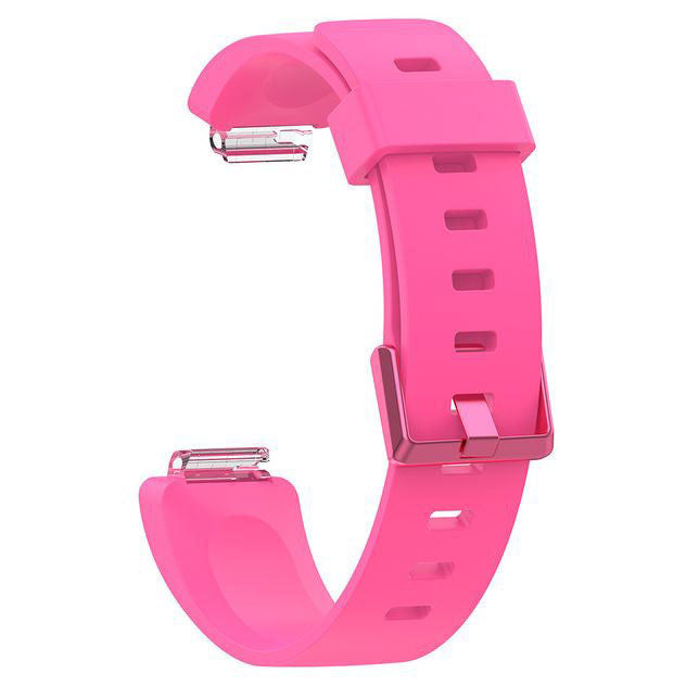 Large Small Strap Silicone Inspire HR Buckle in pink