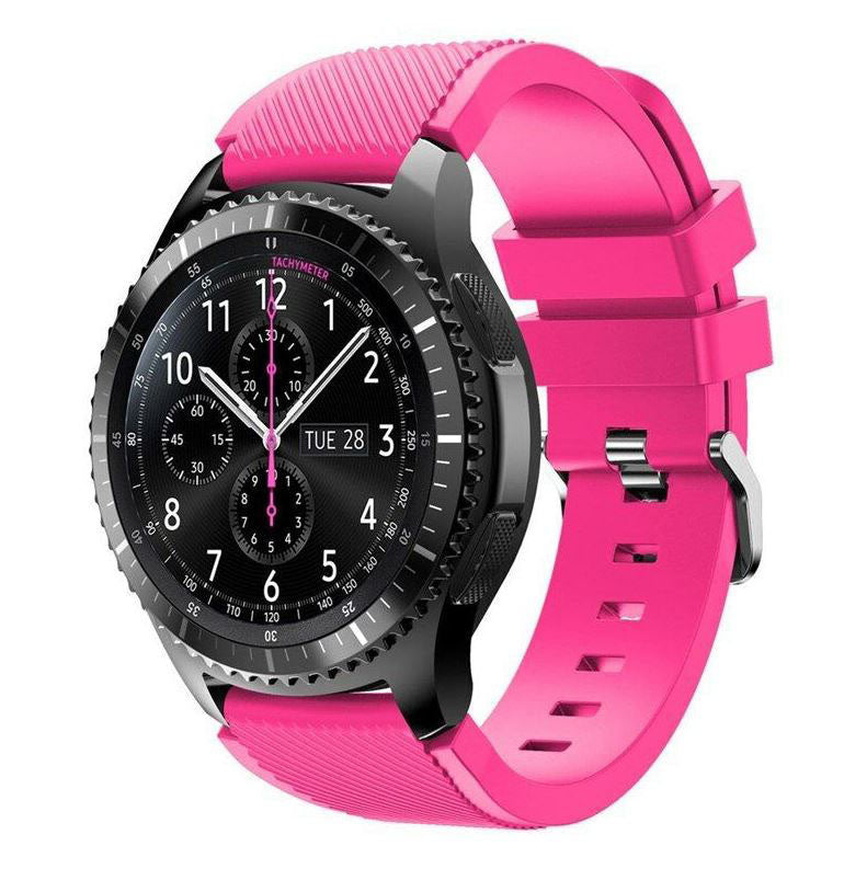 Strap For Samsung Galaxy Watch 3 45mm Textured in pink