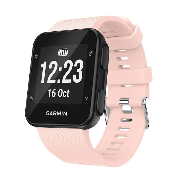 Strap For Garmin Forerunner 35 Plain in pink