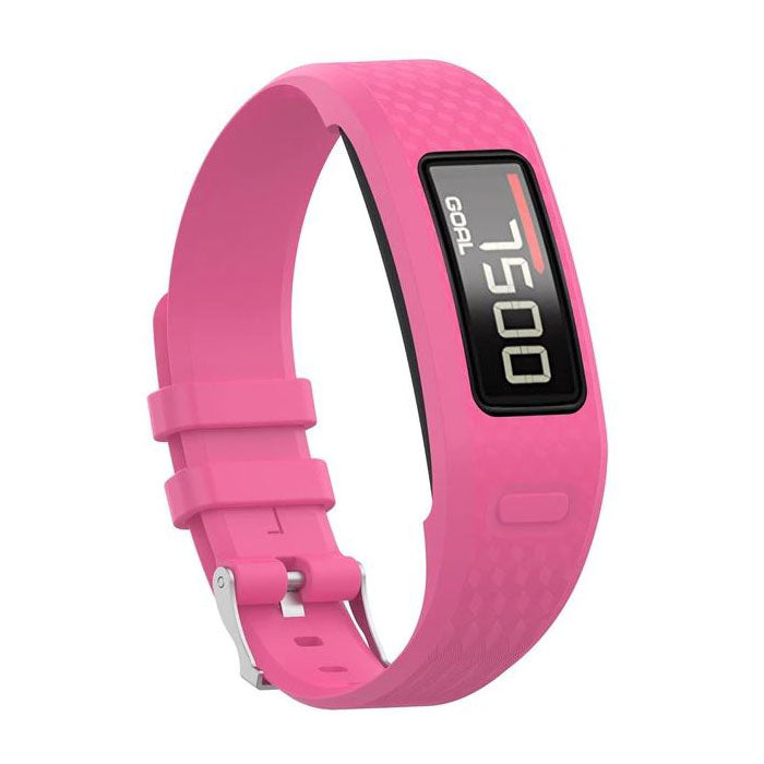 Textured Garmin Vivofit 2 Strap in Silicone in pink