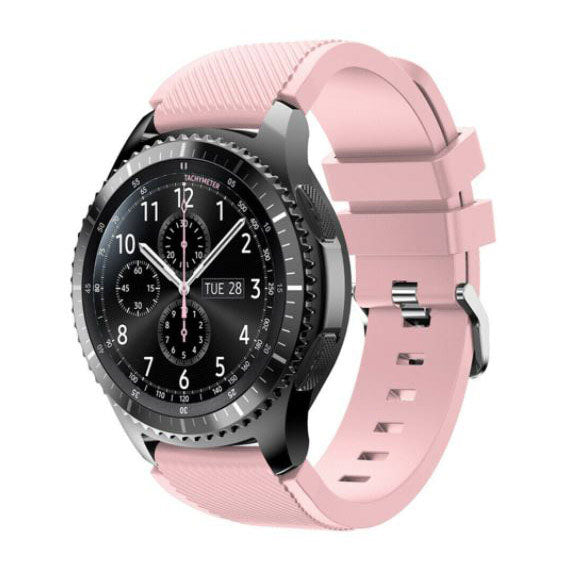 Buckle Strap Silicone One Size Gear S3 in pink