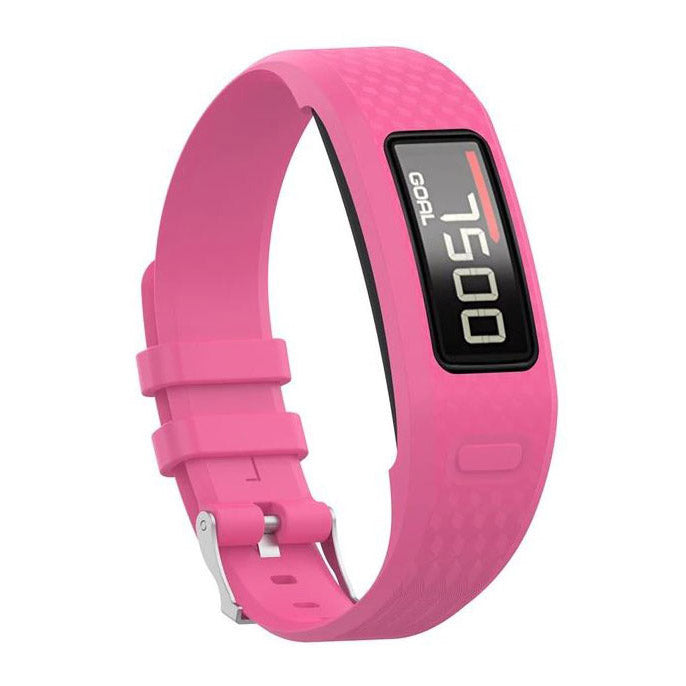 Silicone Strap Textured Vivofit 2 in pink