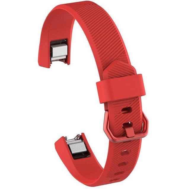 Plain Fitbit Alta Band in Silicone in red