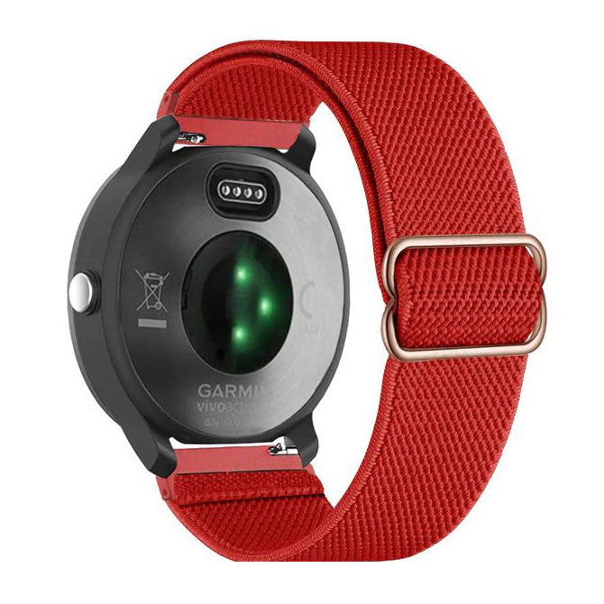 Strap For Garmin Forerunner 645 Plain in red