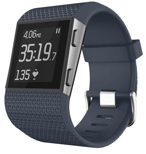 Strap For Fitbit Surge Plain in rock blue