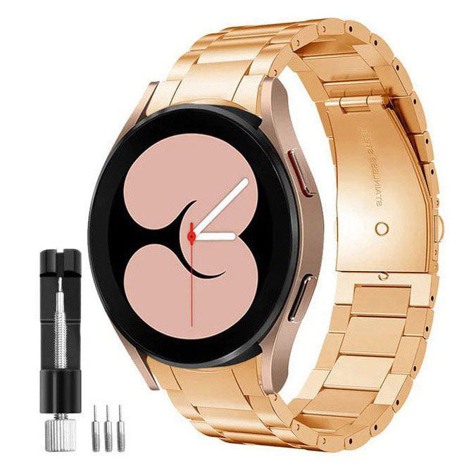 Apex 46mm Strap Stainless Steel Clip One Size in rose gold