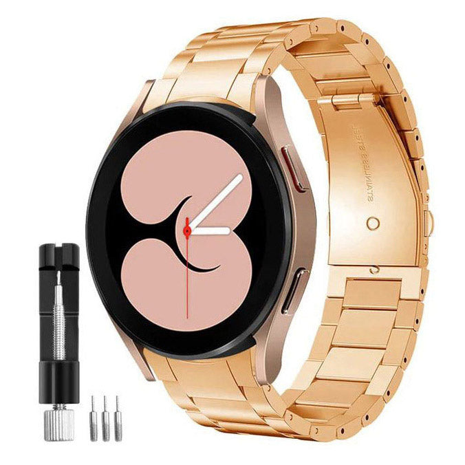 Stainless Steel Strap One Size Galaxy Watch 46mm in rose gold