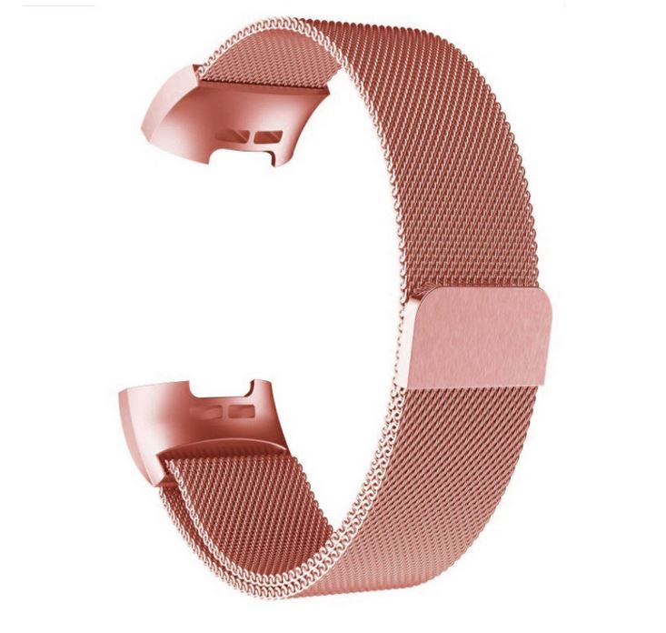 Fitbit Charge 4 Strap Stainless Steel Large Small Magnetic