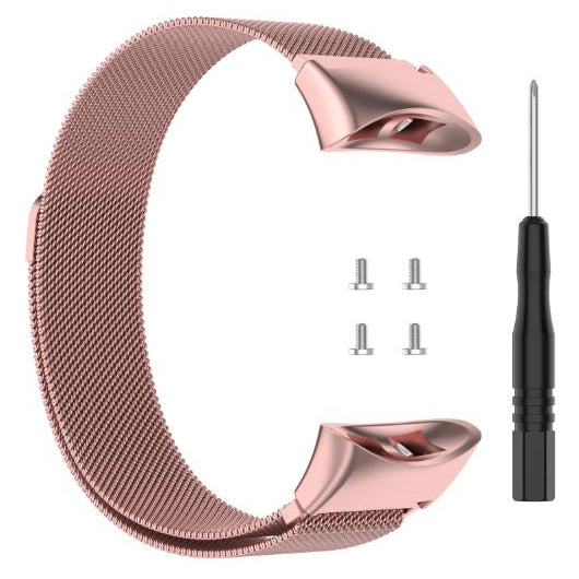 rose pink garmin forerunner 45 strap mesh design
