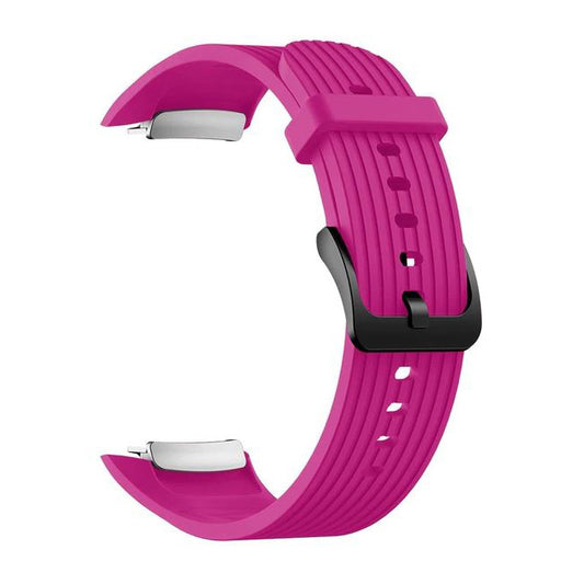 Strap For Samsung Gear Fit 2 Pro Textured in rose red