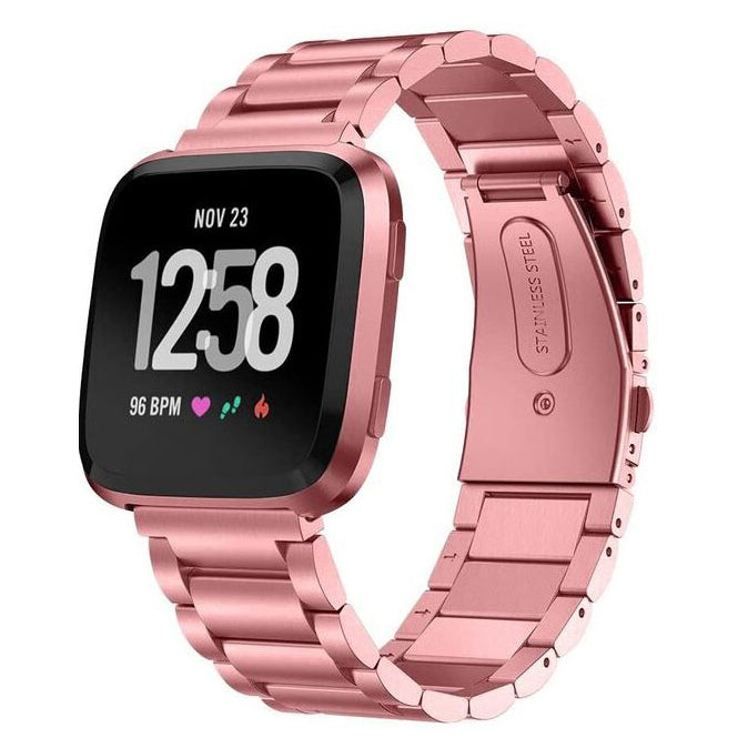 Fitbit Versa Lite Strap Metal in rose pink