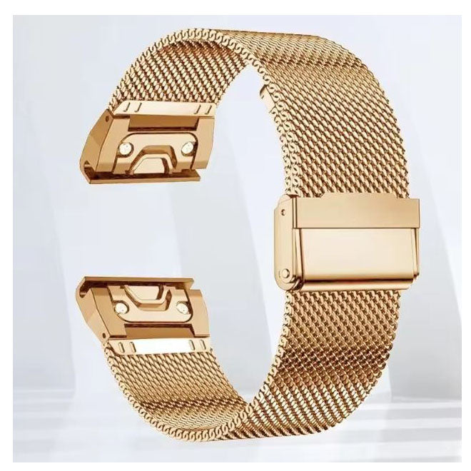 rosegold garmin instinct 2s strap stainless steel loop

