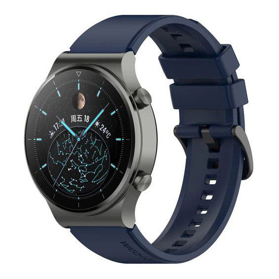 One Size Strap Gear S3 Silicone Buckle Navy Blue
