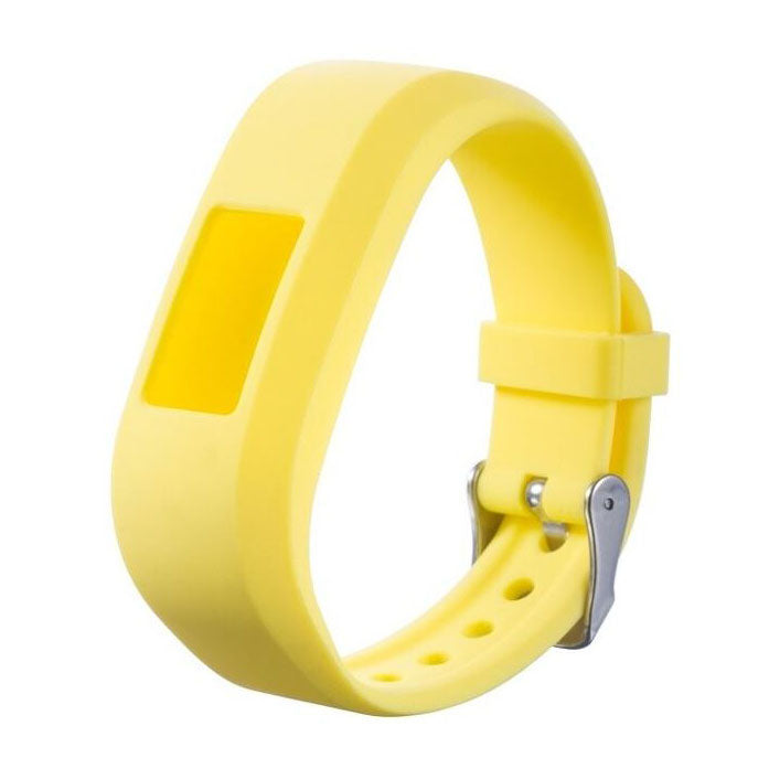 One Size Strap Silicone Vivofit Jr 3 Buckle in yellow