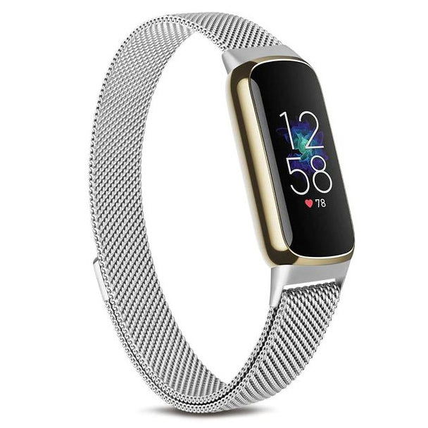 Steel Strap For Fitbit Luxe in silver