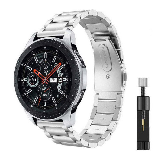 Samsung Gear S3 Strap Stainless Steel One Size Clip in silver