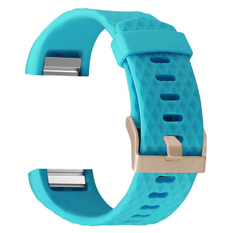 Silicone Strap Textured Charge 2 in sky blue