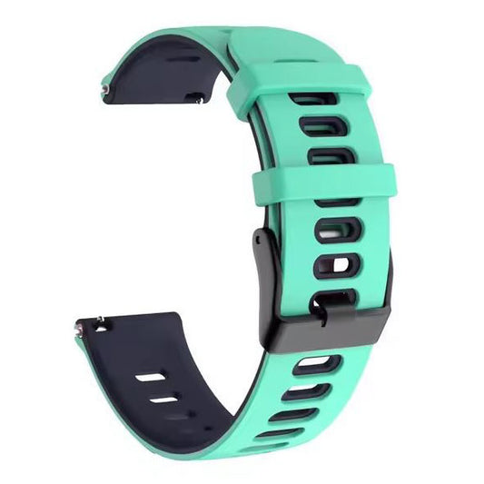 teal blue garmin approach s12 strap silicone buckle
